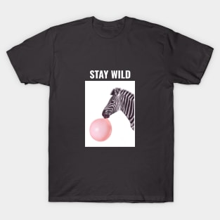 Stay Wild - Zebra T-Shirt